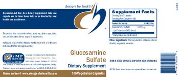 Designs For Health Glucosamine Sulfate - supplement