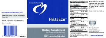 Designs For Health HistaEze - supplement