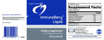 Designs For Health ImmunoBerry Liquid - supplement