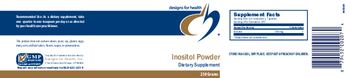 Designs For Health Inositol Powder - supplement