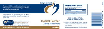 Designs For Health Inositol Powder - supplement