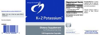 Designs For Health K+2 Potassium - supplement