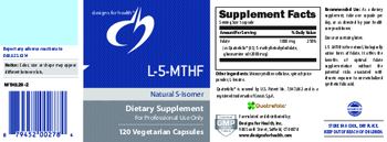 Designs For Health L-5-MTHF Natural S-Isomer - supplement