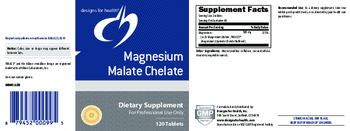 Designs For Health Magnesium Malate Chelate - supplement