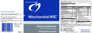 Designs For Health Mitochondrial NRG - supplement