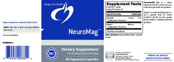 Designs For Health NeuroMag - supplement