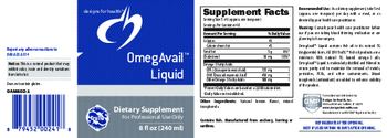 Designs For Health OmegAvail Liquid - supplement