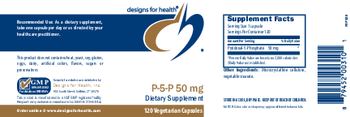 Designs For Health P-5-P 50 mg - supplement