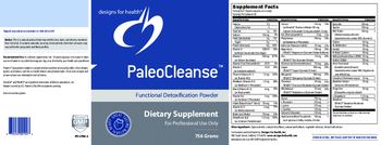 Designs For Health PaleoCleanse Functional Detoxification Powder - 