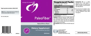 Designs For Health PaleoFiber Natural Berry Flavor - supplement