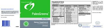 Designs For Health PaleoGreens Mint Flavor - supplement