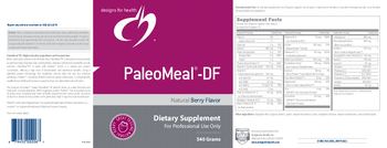 Designs For Health PaleoMeal-DF Natural Berry Flavor - supplement