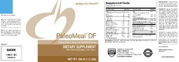 Designs For Health PaleoMeal-DF Natural Vanilla Flavor - supplement