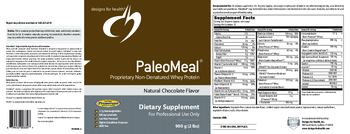 Designs For Health PaleoMeal Natural Chocolate Flavor - supplement