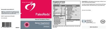Designs For Health PaleoReds Natural Strawberry Flavor - supplement