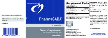 Designs For Health PharmaGABA Chewables - supplement