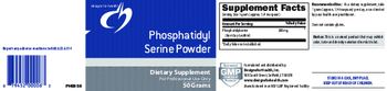 Designs For Health Phosphatidyl Serine Powder - supplement