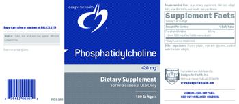 Designs For Health Phosphatidylcholine 420 mg - supplement