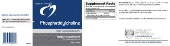 Designs For Health Phosphatidylcholine - supplement