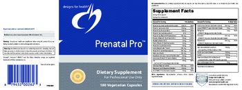Designs For Health Prenatal Pro - supplement
