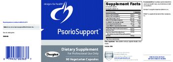 Designs For Health PsorioSupport - supplement