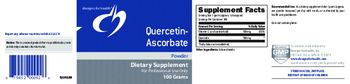 Designs For Health Quercetin- Ascorbate Powder - supplement
