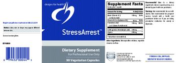 Designs For Health StressArrest - supplement