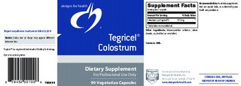 Designs For Health Tegricel Colostrum - supplement