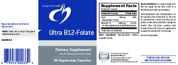 Designs For Health Ultra B12-Folate - supplement