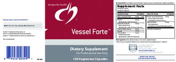 Designs For Health Vessel Forte - supplement
