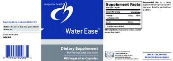 Designs For Health Water Ease - supplement