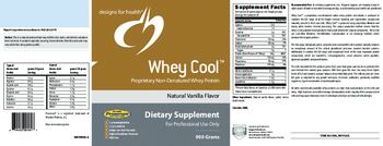 Designs For Health Whey Cool Natural Vanilla Flavor - supplement