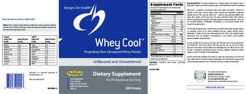 Designs For Health Whey Cool Unflavored And Unsweetened - supplement