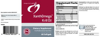 Designs For Health XanthOmega Krill Oil - supplement