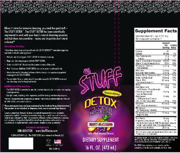Detoxify The Stuff Detox Fruit Flavored - supplement
