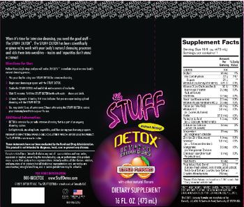Detoxify The Stuff Detox Intense Herbal Cleansing Citrus Flavored - supplement