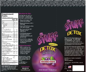 Detoxify The Stuff Detox Intense Herbal Cleansing Gushing Grape - supplement