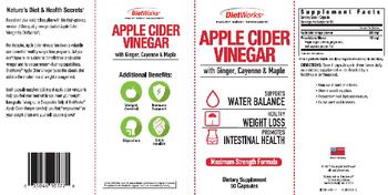 DietWorks Apple Cider Vinegar - supplement
