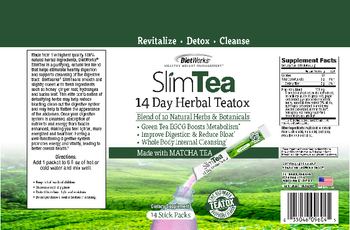 DietWorks SlimTea Raspberry Flavor - supplement