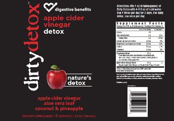 Digestive Benefits Dirty Detox - supplement