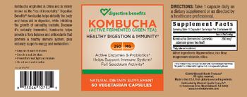 Digestive Benefits Kombucha 250 mg - natural supplement