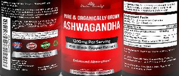 Divine Bounty Pure & Organically Grown Ashwagandha 1200 mg - supplement