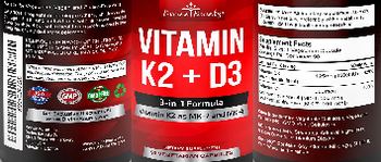 Divine Bounty Vitamin K2 + D3 - supplement