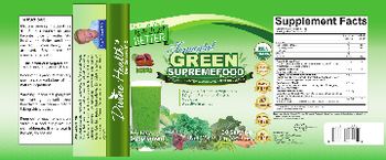Divine Health Fermented Green Supremefood Apple-Cinnamon - supplement