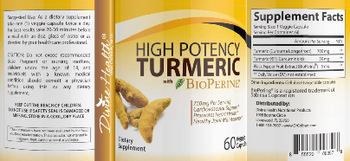 Divine Health High Potency Turmeric with BioPerine - supplement