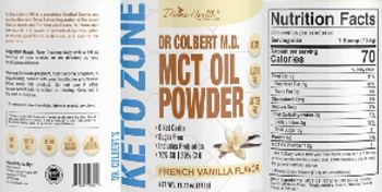 Divine Health MCT Oil Powder French Vanilla Flavor - supplement