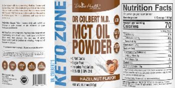 Divine Health MCT Oil Powder Hazelnut Flavor - supplement