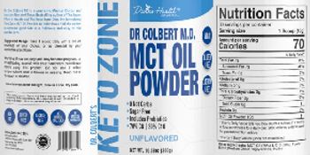 Divine Health MCT Oil Powder Unflavored - supplement