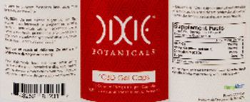 Dixie Botanicals CBD Gel Caps - supplement