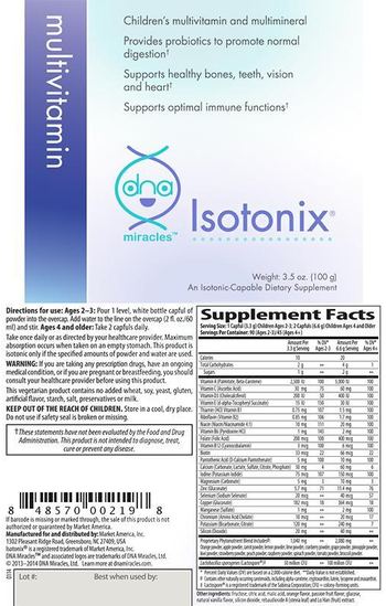 DNA Miracles Isotonix Multivitamin - an isotoniccapable supplement
